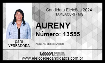 Candidato AURENY 2024 - ITAMBACURI - Eleições