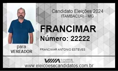 Candidato FRANCIMAR 2024 - ITAMBACURI - Eleições