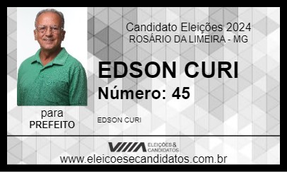 Candidato EDSON CURI 2024 - ROSÁRIO DA LIMEIRA - Eleições