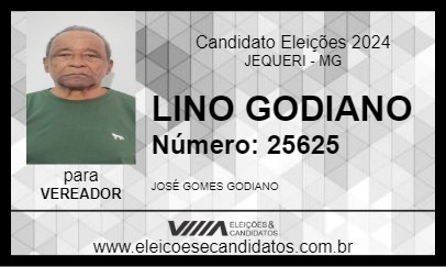 Candidato LINO GODIANO 2024 - JEQUERI - Eleições