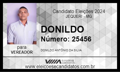 Candidato DONILDO 2024 - JEQUERI - Eleições