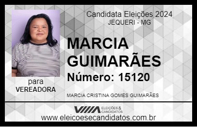 Candidato MARCIA GUIMARÃES 2024 - JEQUERI - Eleições