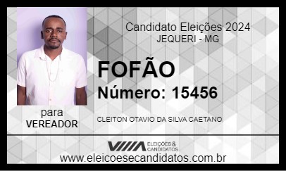 Candidato FOFÃO 2024 - JEQUERI - Eleições