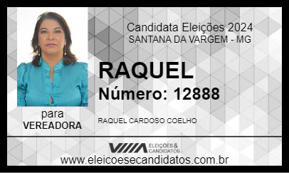 Candidato RAQUEL 2024 - SANTANA DA VARGEM - Eleições