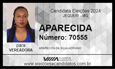 Candidato APARECIDA 2024 - JEQUERI - Eleições