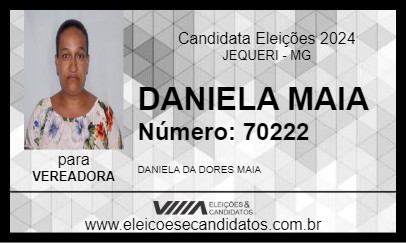 Candidato DANIELA MAIA 2024 - JEQUERI - Eleições