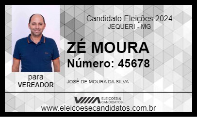 Candidato ZÉ MOURA 2024 - JEQUERI - Eleições