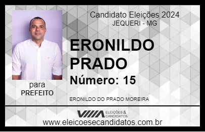 Candidato ERONILDO PRADO 2024 - JEQUERI - Eleições