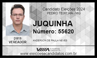 Candidato JUQUINHA 2024 - PEDRO TEIXEIRA - Eleições