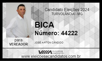 Candidato BICA 2024 - TURVOLÂNDIA - Eleições