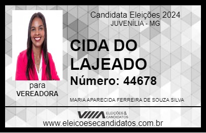 Candidato CIDA DO LAJEADO 2024 - JUVENÍLIA - Eleições