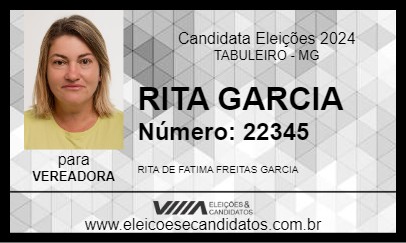 Candidato RITA GARCIA 2024 - TABULEIRO - Eleições