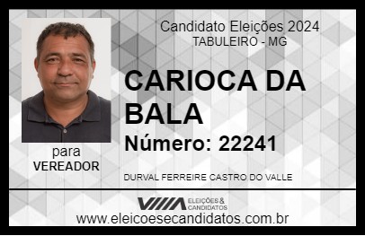 Candidato CARIOCA DA BALA 2024 - TABULEIRO - Eleições