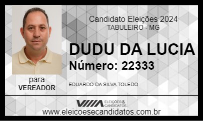 Candidato DUDU DA LUCIA 2024 - TABULEIRO - Eleições