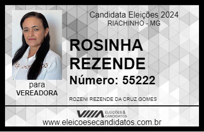 Candidato ROSINHA REZENDE 2024 - RIACHINHO - Eleições