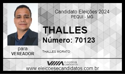 Candidato THALLES 2024 - PEQUI - Eleições