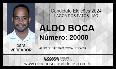 Candidato ALDO BOCA 2024 - LAGOA DOS PATOS - Eleições