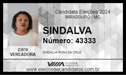 Candidato SINDALVA 2024 - MIRADOURO - Eleições