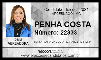 Candidato PENHA COSTA 2024 - ARCEBURGO - Eleições