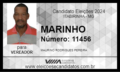 Candidato MARINHO 2024 - ITABIRINHA - Eleições