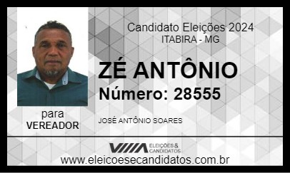 Candidato ZÉ ANTÔNIO 2024 - ITABIRA - Eleições