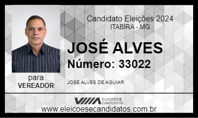 Candidato JOSÉ ALVES 2024 - ITABIRA - Eleições