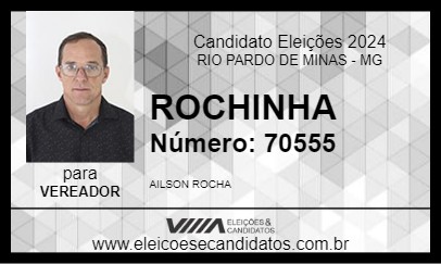 Candidato ROCHINHA 2024 - RIO PARDO DE MINAS - Eleições