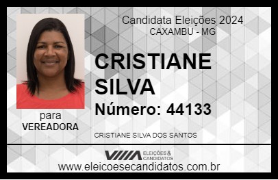 Candidato CRISTIANE SILVA 2024 - CAXAMBU - Eleições