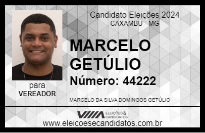 Candidato MARCELO GETÚLIO 2024 - CAXAMBU - Eleições