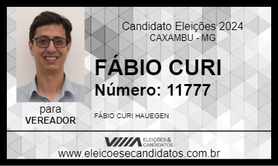 Candidato FÁBIO CURI 2024 - CAXAMBU - Eleições