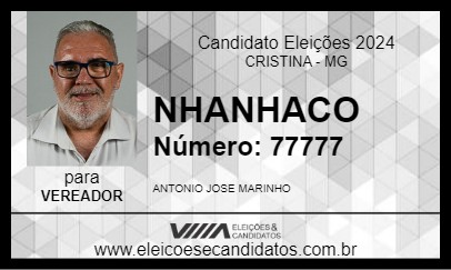 Candidato NHANHACO 2024 - CRISTINA - Eleições