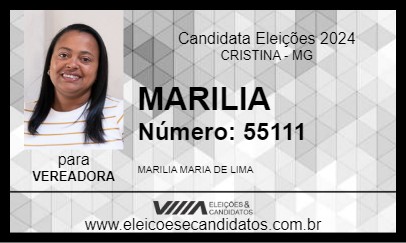 Candidato MARILIA 2024 - CRISTINA - Eleições