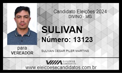 Candidato SULIVAN 2024 - DIVINO - Eleições