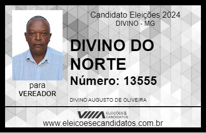 Candidato DIVINO DO NORTE 2024 - DIVINO - Eleições