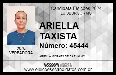 Candidato ARIELLA TAXISTA 2024 - LUISBURGO - Eleições