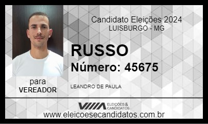 Candidato RUSSO 2024 - LUISBURGO - Eleições