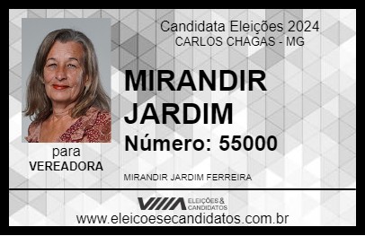 Candidato MIRANDIR JARDIM 2024 - CARLOS CHAGAS - Eleições