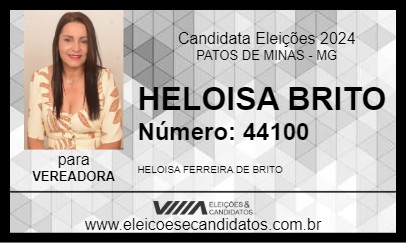 Candidato HELOISA BRITO 2024 - PATOS DE MINAS - Eleições