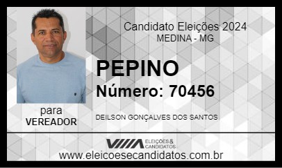 Candidato PEPINO 2024 - MEDINA - Eleições