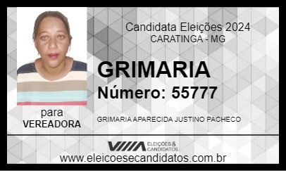 Candidato GRIMARIA 2024 - CARATINGA - Eleições