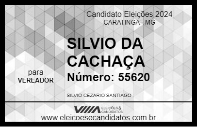 Candidato SILVIO DA CACHAÇA 2024 - CARATINGA - Eleições