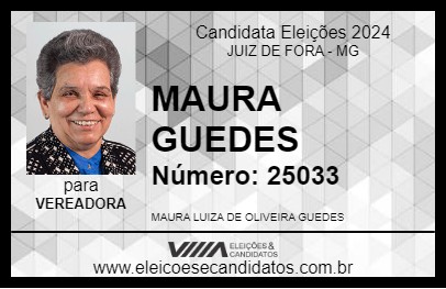 Candidato MAURA GUEDES 2024 - JUIZ DE FORA - Eleições