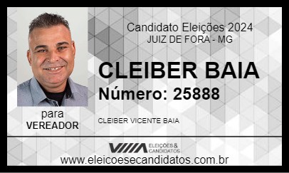 Candidato CLEIBER BAIA 2024 - JUIZ DE FORA - Eleições