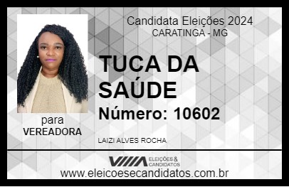 Candidato TUCA DA SAÚDE 2024 - CARATINGA - Eleições