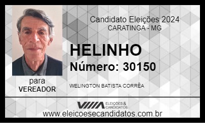 Candidato HELINHO 2024 - CARATINGA - Eleições