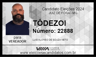 Candidato TÔDEZOI 2024 - JUIZ DE FORA - Eleições