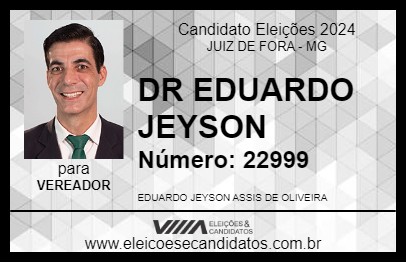 Candidato DR EDUARDO JEYSON 2024 - JUIZ DE FORA - Eleições