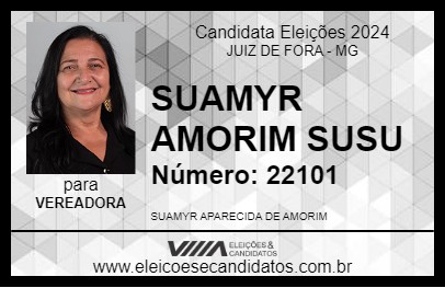 Candidato SUAMYR AMORIM SUSU 2024 - JUIZ DE FORA - Eleições