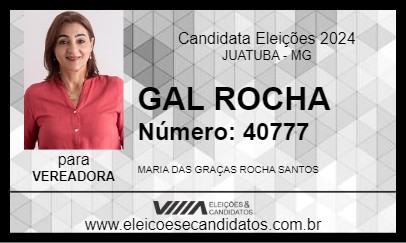 Candidato GAL ROCHA 2024 - JUATUBA - Eleições