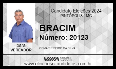 Candidato BRACIM 2024 - PINTÓPOLIS - Eleições